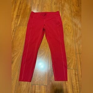 Lululemon athletica women’s  Red High-Waist Active Leggings